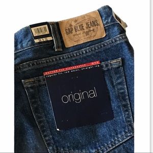 NWT GAP Original Button Fly Straight Leg Jeans W38
